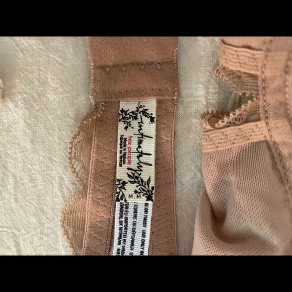 Dusty Pink/Light Beige Free People Bralet - Picture 3 of 4
